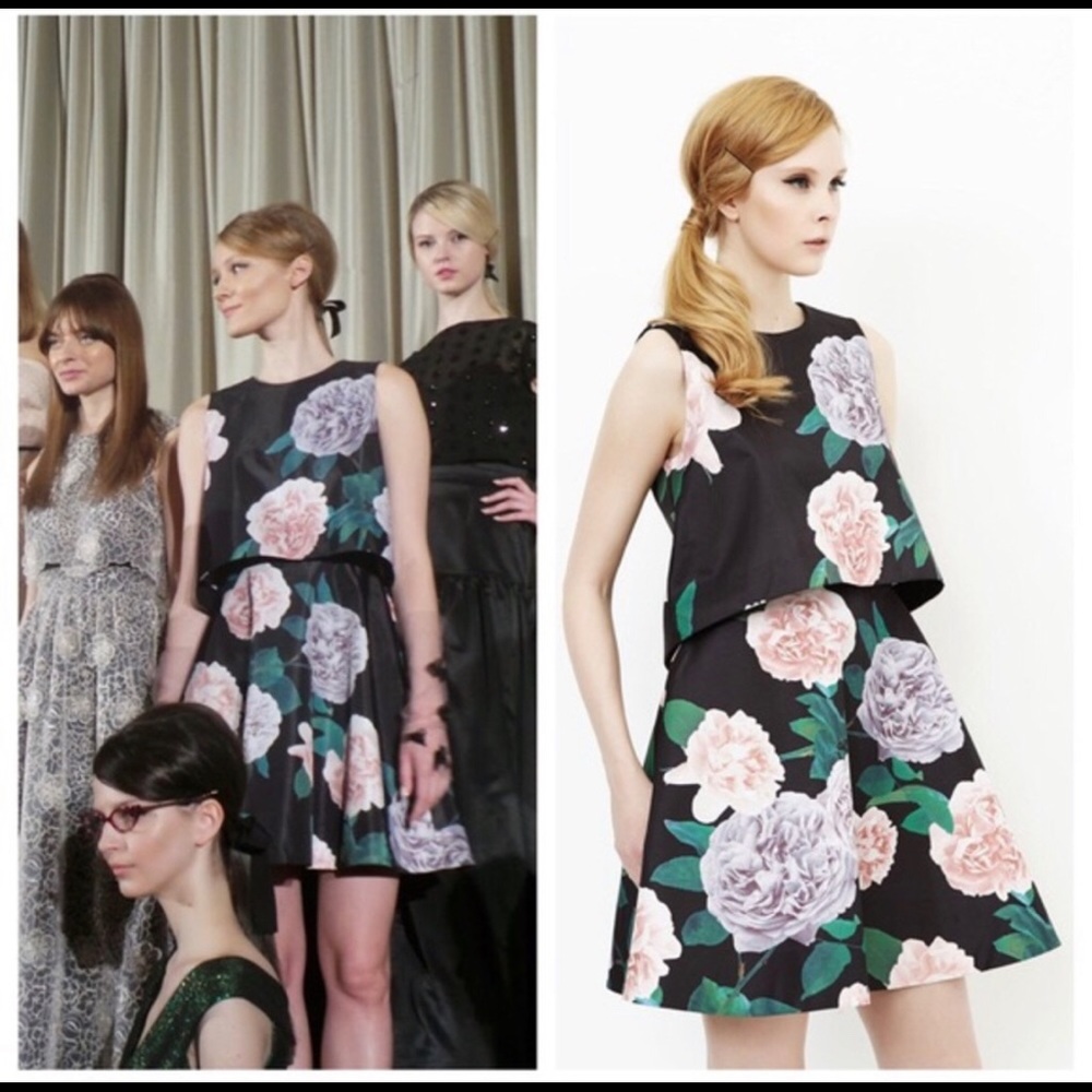 ERIN Erin Fetherston Tippy Rose Garden Floral Drss